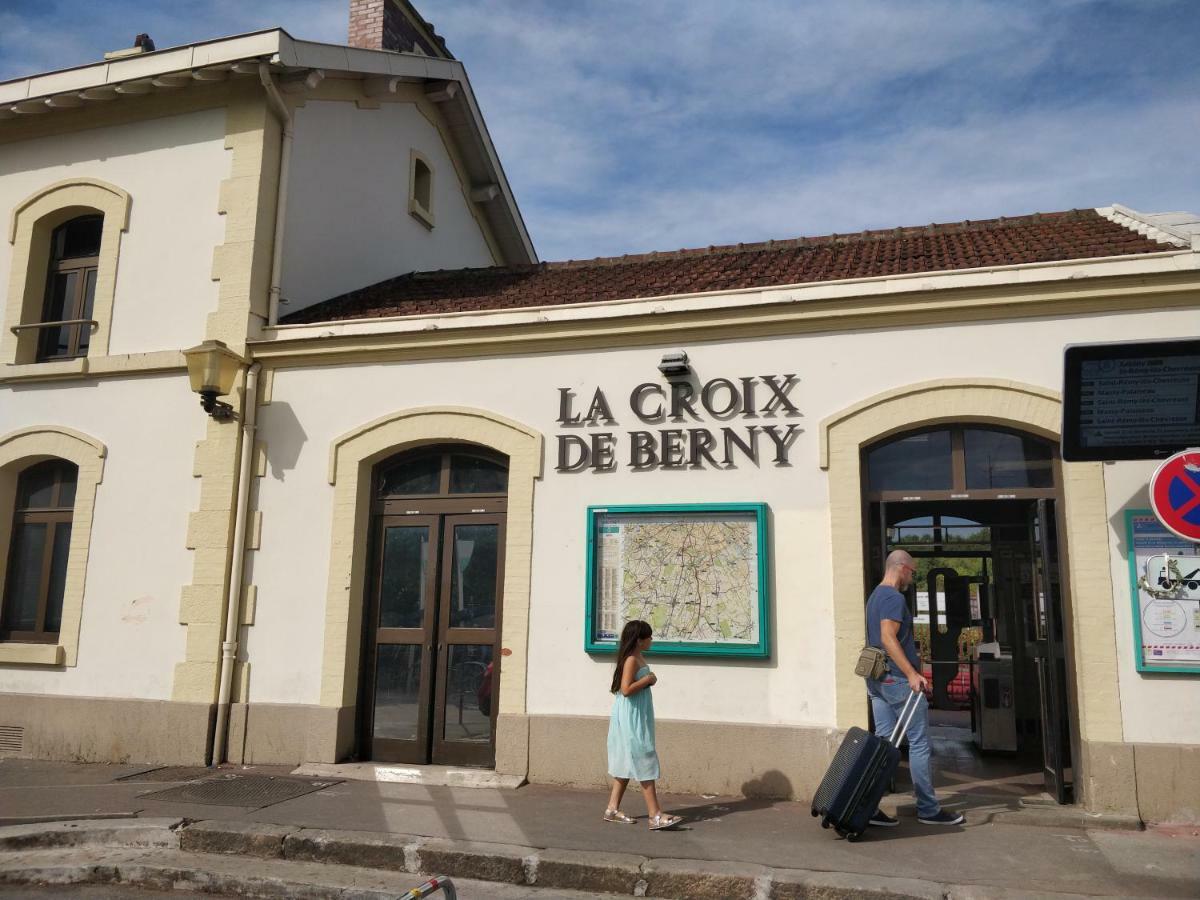 Le Parisien T1Antony-Berny By Beds4Wanderlust - 35M2 Avec Balcon - Aeroport Orly 5Miles - Train Station Rer B Orlyval 1Mile Apartment Exterior foto